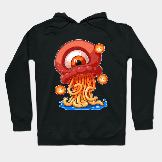 Queen Jellyfish Hoodie by MrHinkleDraws